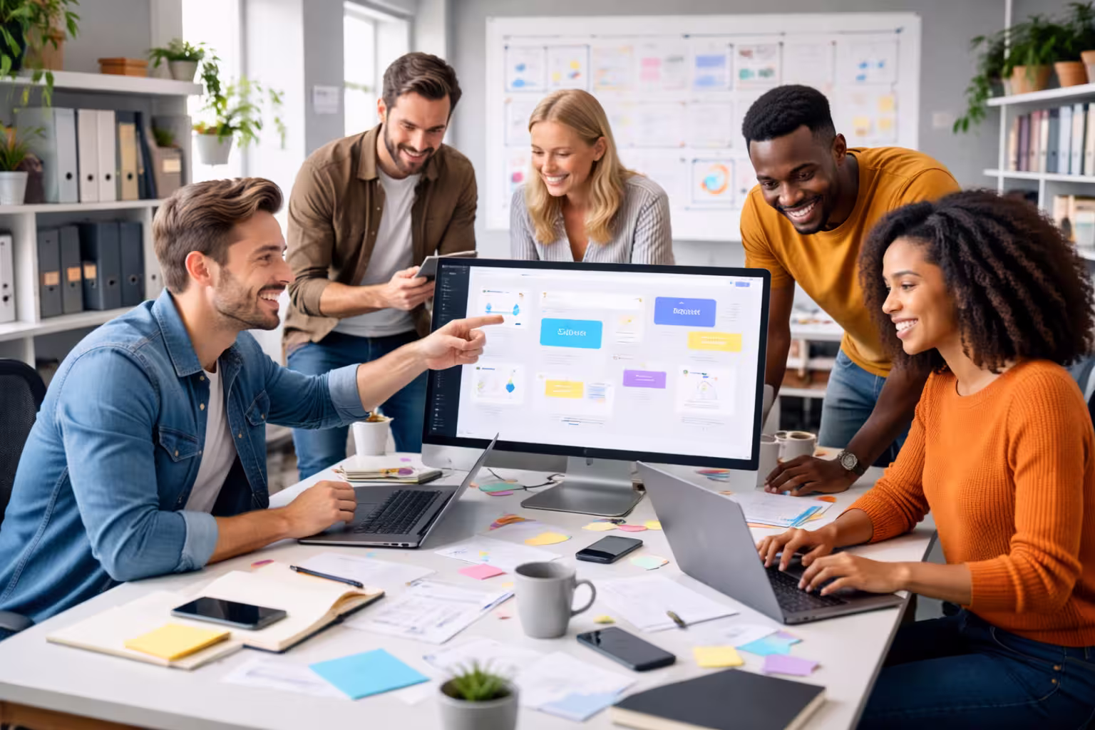 Team that has just create its own good looking UI using Omniflow's tool to control just as much padding, how many light effects, buttons, and layout design elements are including in their UI. 