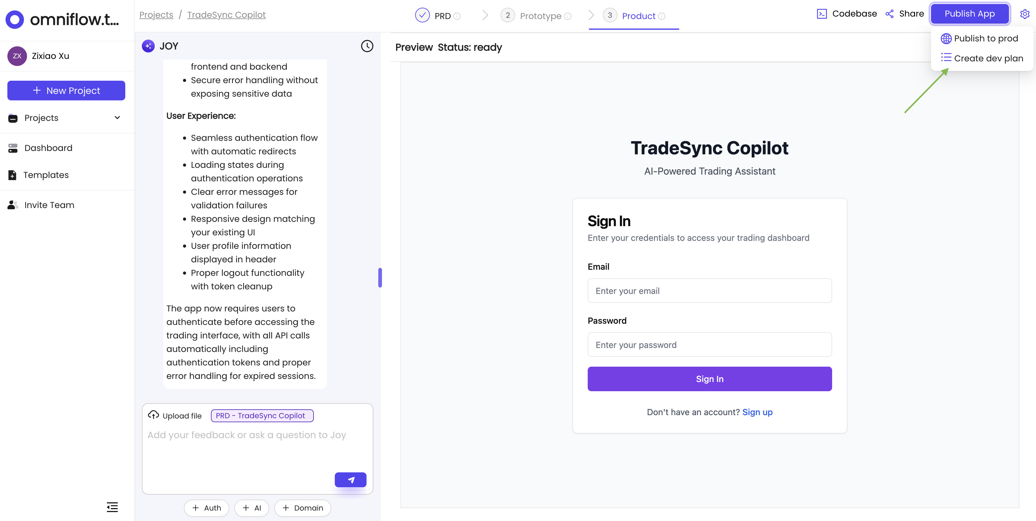 Customize Project Workflow