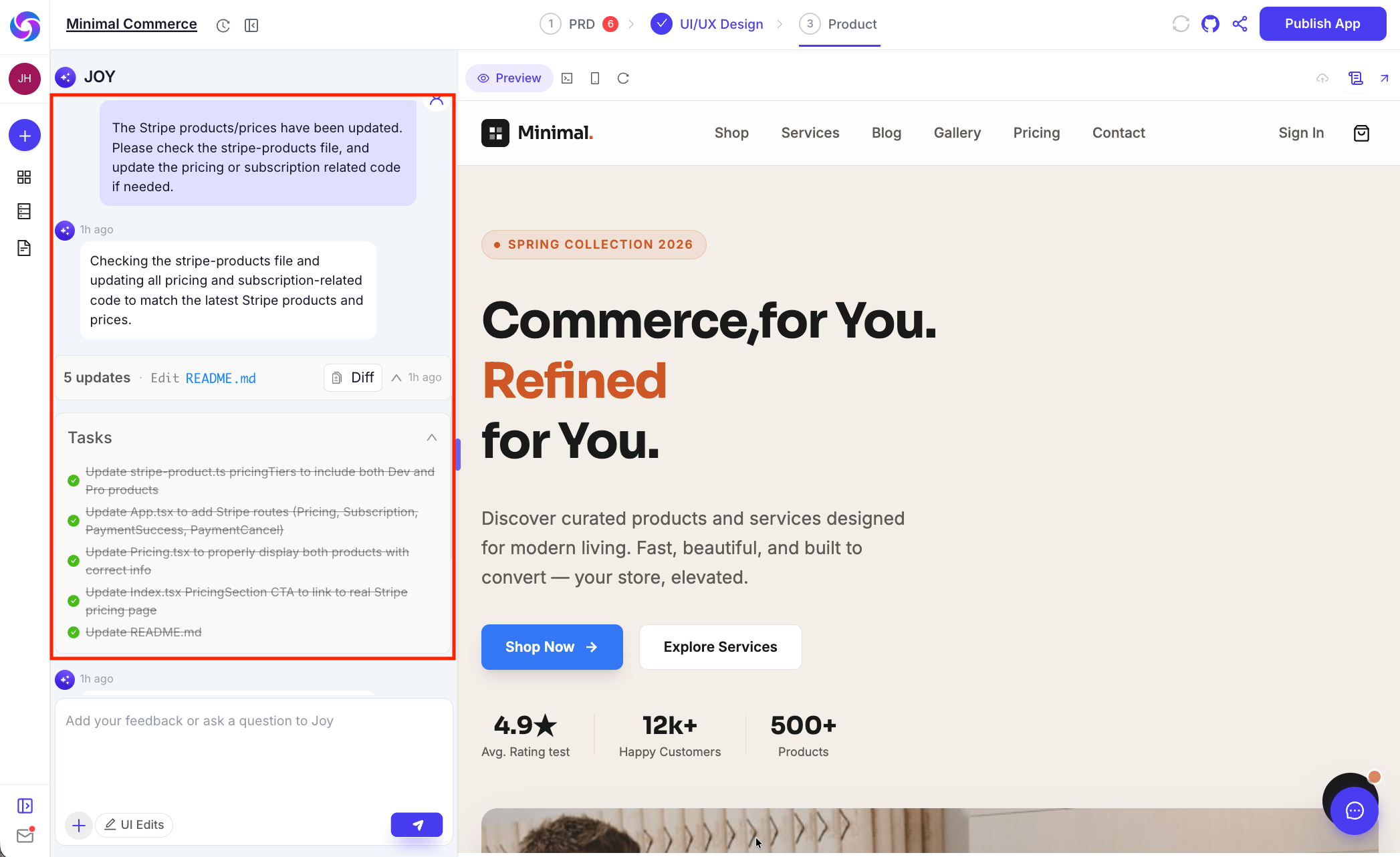 Stripe Config